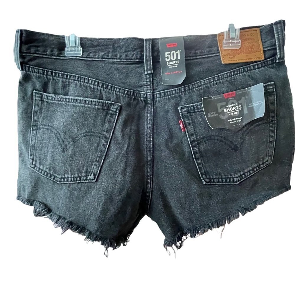 Levi’s premium mid rise 501 shorts 32 - Picture 5 of 9